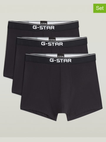 G-Star Bokserki (3 pary) w kolorze czarnym