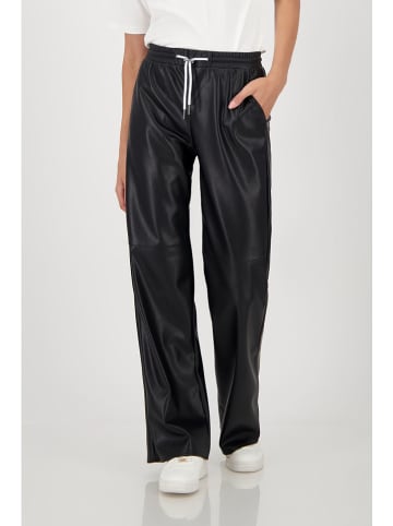 monari Kunstleren broek zwart