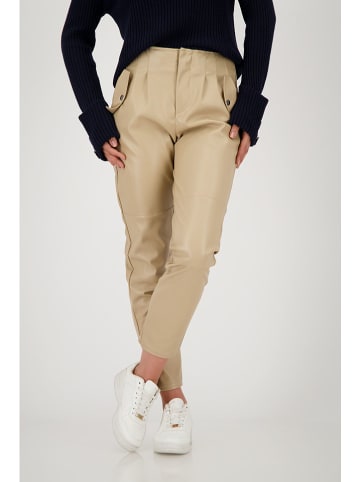 monari Kunstlederhose in Beige
