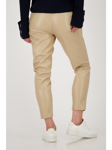 monari Kunstlederhose in Beige