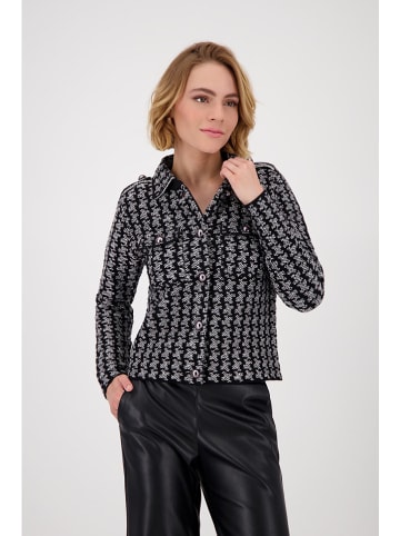 monari Hemdjacke in Schwarz/ Weiß