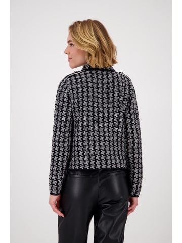 monari Hemdjacke in Schwarz/ Weiß