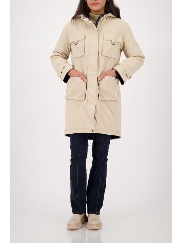 monari Wende-Parka zandkleurig/donkerblauw