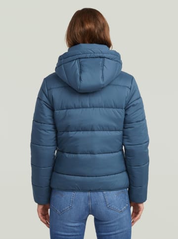 G-Star Doorgestikte jas blauw