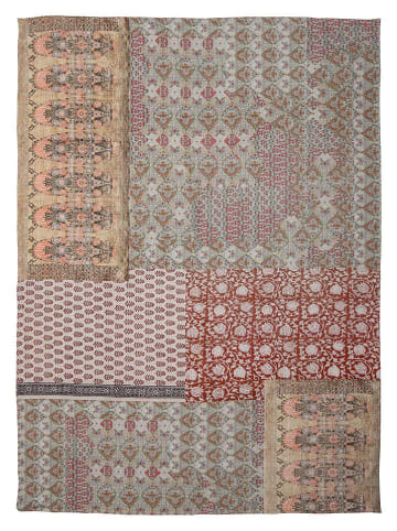 Bloomingville Bawełniany dywan "Ysolde" w kolorze czerwonym - 215 x 150 cm