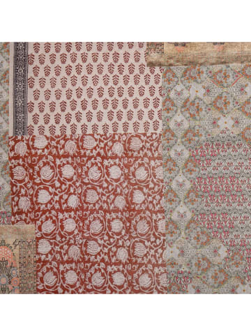 Bloomingville Katoenen tapijt "Ysolde" rood - (L)215 x (B)150 cm