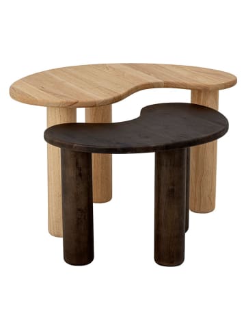 Bloomingville Salontafel "Luppa" bruin - (B)53 x (H)35 x (D)36 cm