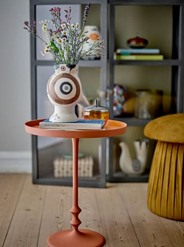 Bloomingville Beistelltisch "Anjou" in Orange - (H)45 x Ø 37 cm