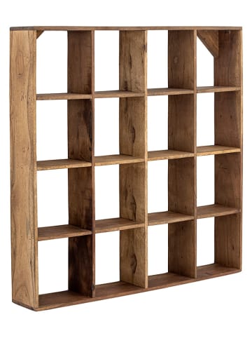 Bloomingville Standregal "Tilo" in Braun - (B)70 x (H)70 x (T)10 cm