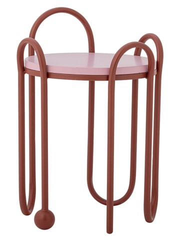 Bloomingville Stolik "Whimsica" w kolorze czerwonym - wys. 46 x Ø 30 cm