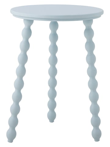 Bloomingville Stolik "Salino" w kolorze błękitnym - wys. 53 x Ø 41 cm
