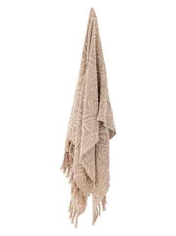 Bloomingville Wohndecke ''Okapi'' in Beige - (L)160 x (B)130 cm