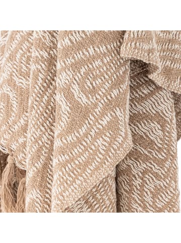 Bloomingville Wohndecke ''Okapi'' in Beige - (L)160 x (B)130 cm