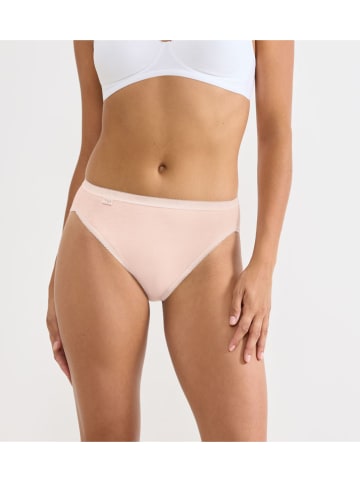 Sloggi 3er-Set: Taillenslips "Basic+" in Creme/ Rosa