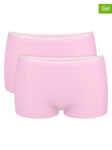 Sloggi 2er-Set: Taillenpantys "Go Sense" in Rosa