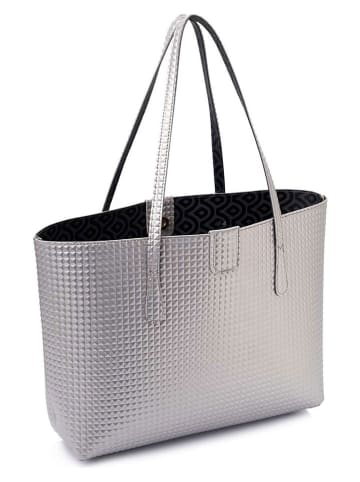 Lucky Bees Shopper in Silber - (B)42 x (H)28 x (T)11 cm