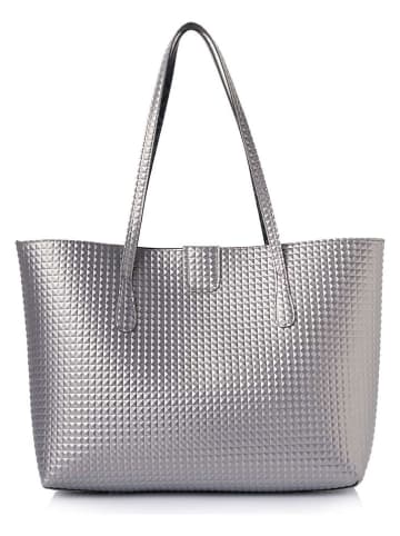 Lucky Bees Shopper in Silber - (B)42 x (H)28 x (T)11 cm