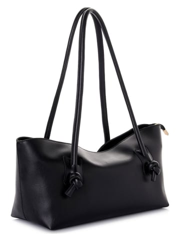 Lucky Bees Schultertasche in Schwarz - (B)38 x (H)18 x (T)14 cm