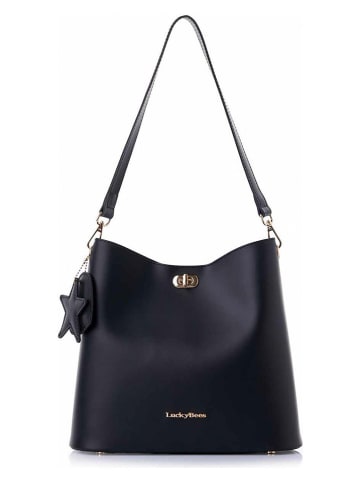 Lucky Bees Shultertasche zwart - (B)27 x (H)27 x (D)10 cm