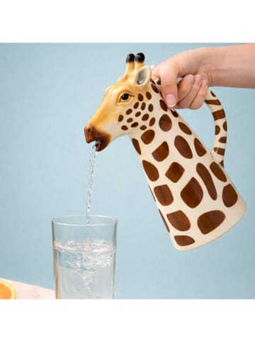 Ard'time Krug ''Zoela'' in Weiß/ Braun - 600 ml