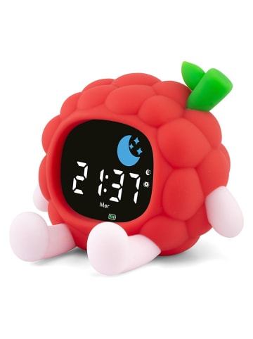 Nachtlicht mit Wecker "Himbeere" - (H)12 cm - ab 3 Jahren
