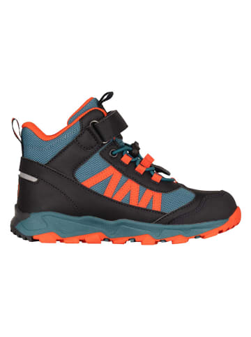 Trollkids Wanderboots "Tronfjell Hiker Mid" in Petrol