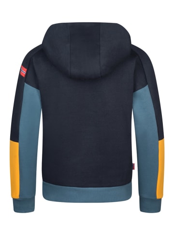 Trollkids Hoodie "Rondane" in Blau