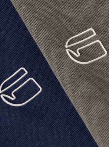 G-Star 2-delige set: shirts grijs/donkerblauw