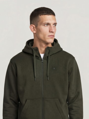 G-Star Sweatjacke in Khaki