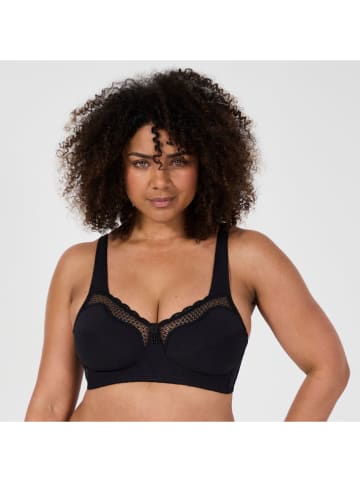 Bestform Softbeha ''Cotton Confort'' zwart