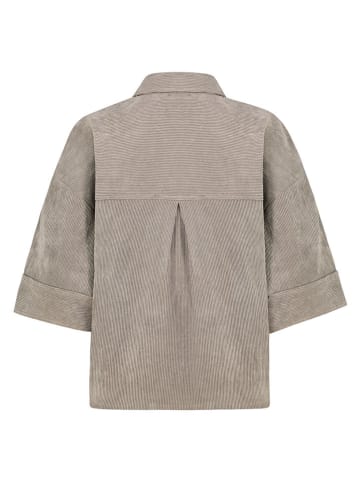 Sublevel Cordhemd in Taupe