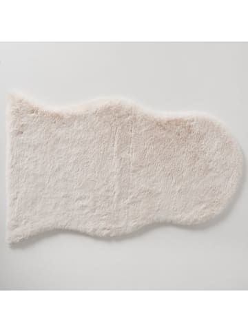 Boltze 2er-Set: Dekofelle "Liz" in Beige/ Hellbraun - (L)102 x (B)65 cm