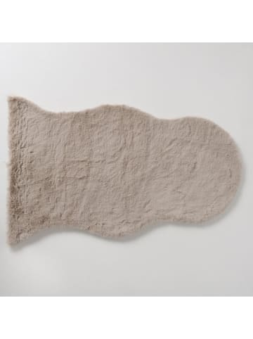 Boltze 2er-Set: Dekofelle "Liz" in Beige/ Hellbraun - (L)102 x (B)65 cm