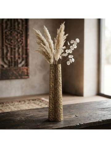 Boltze Deko-Gefäß "Miguel" in Gold - (H)80 cm