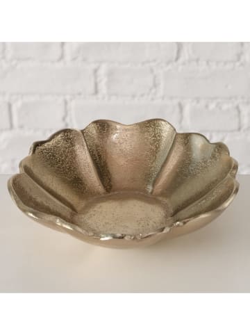 Boltze Dekoschale "Prilo" in Gold - (H)4 x Ø 16 cm