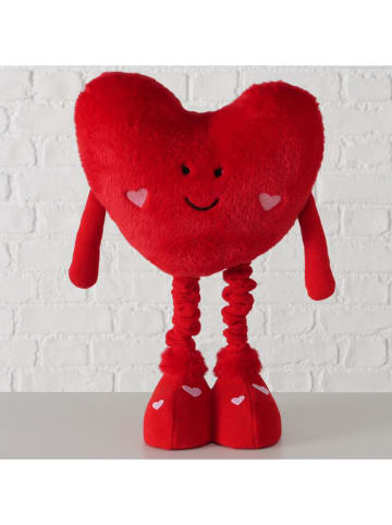 Boltze Figurka dekoracyjna "Heart" w kolorze czerwonym - wys. 82 cm