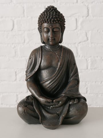Boltze Figurka dekoracyjna "Buddha" w kolorze brązowym - wys. 19,5 cm