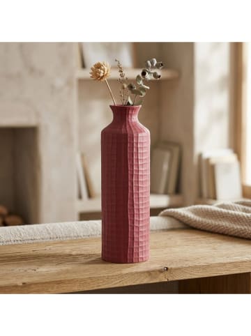 Boltze Vase "Bottle" in Pink - (H)40 cm
