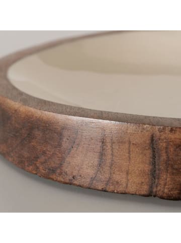 Boltze Miska dekoracyjna "Orlana" w kolorze brązowo-beżowym - Ø 19,5 cm