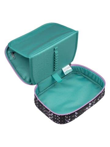 neoxx Schlamperbox "Dunk" in Schwarz/ Rosa - (B)22 x (H)6 x (T)15,5 cm