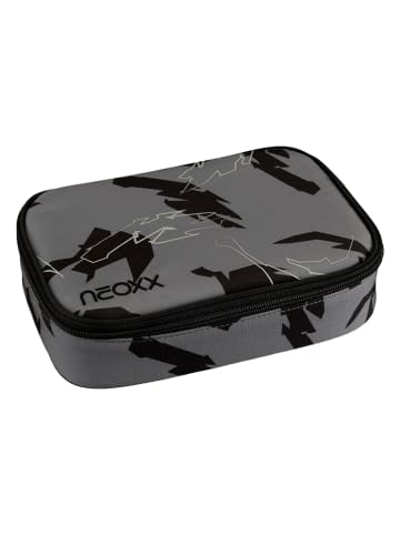 neoxx Schlamperbox "Dunk" in Grau/ Schwarz - (B)22 x (H)6 x (T)15,5 cm