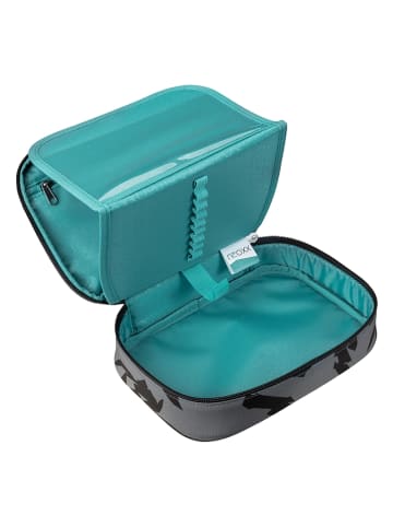neoxx Schlamperbox "Dunk" in Grau/ Schwarz - (B)22 x (H)6 x (T)15,5 cm