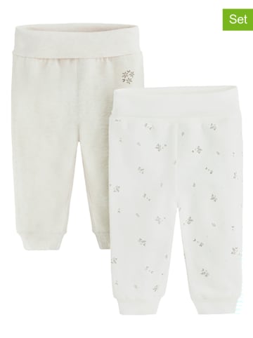 COOL CLUB 2er-Set: Leggings in Creme