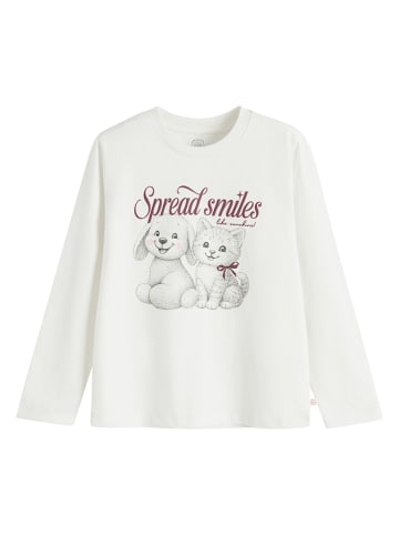 COOL CLUB Longsleeve in Weiß
