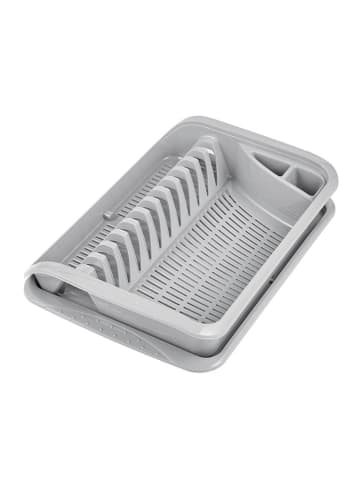 keeeper Geschirrabtropfkorb "Pierre" in Grau - (B)39,5 x (H)39,5 x (T)8 cm