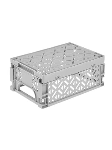keeeper 3-delige set: opbergkisten "Fritzi S" grijs - (B)15,5 x (H)6 x (D)10 cm