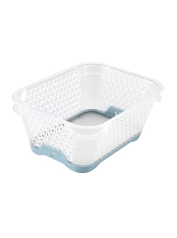 keeeper 5-delige set: opbergmanden "Jonas" lichtblauw - (B)16 x (H)12 x (D)7 cm