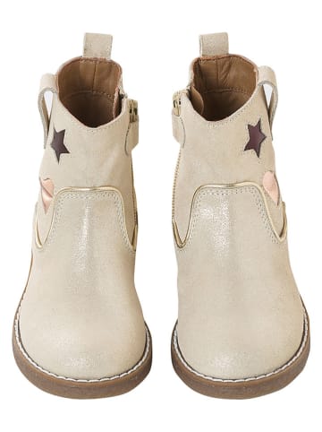 vertbaudet Leder-Boots in Gold