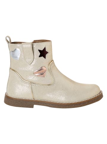 vertbaudet Leder-Boots in Gold