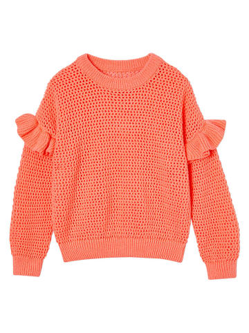 vertbaudet Sweter w kolorze koralowym